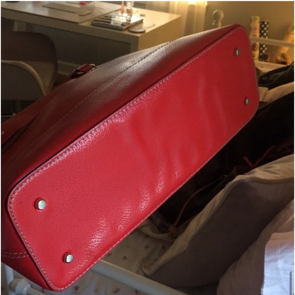 Kate Spade large red handbag - Picture 7 of 8